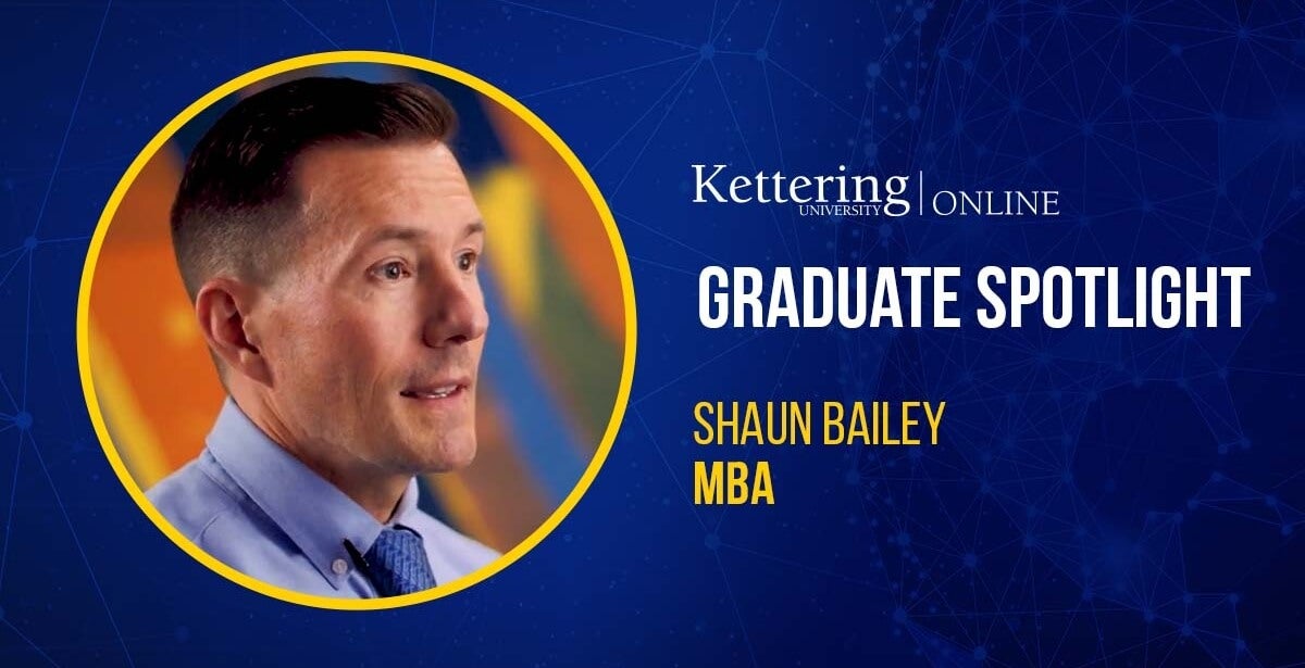 Kettering University Online Graduate Shaun Bailey